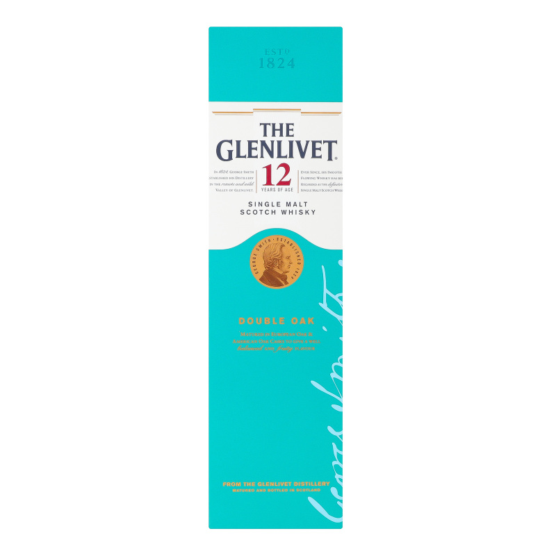 Віскі The Glenlivet 0,7л 12років кор 40%