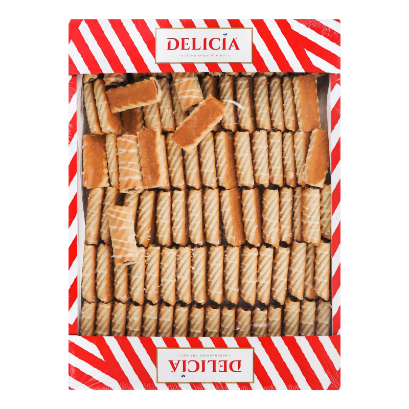 Печиво Деліція Супер Моніка білий декор