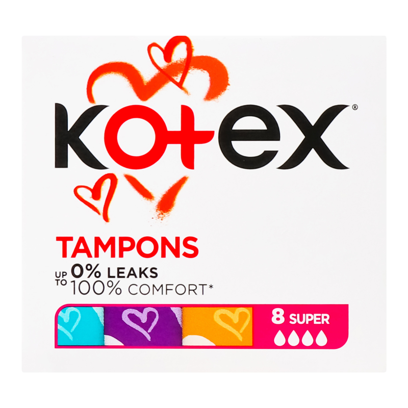 Тампони Kotex Супер 8шт