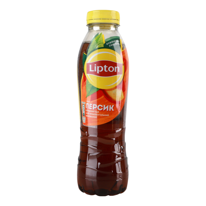 Чай холодний Lipton 0,5л Чорний Персик