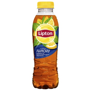 Чай холодний Lipton 0,5л чорний лимон