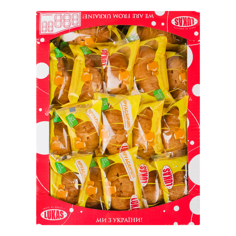 Круасан Лукас Молочно-Кремова начинка