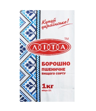 Борошно Літа 1кг в/гат