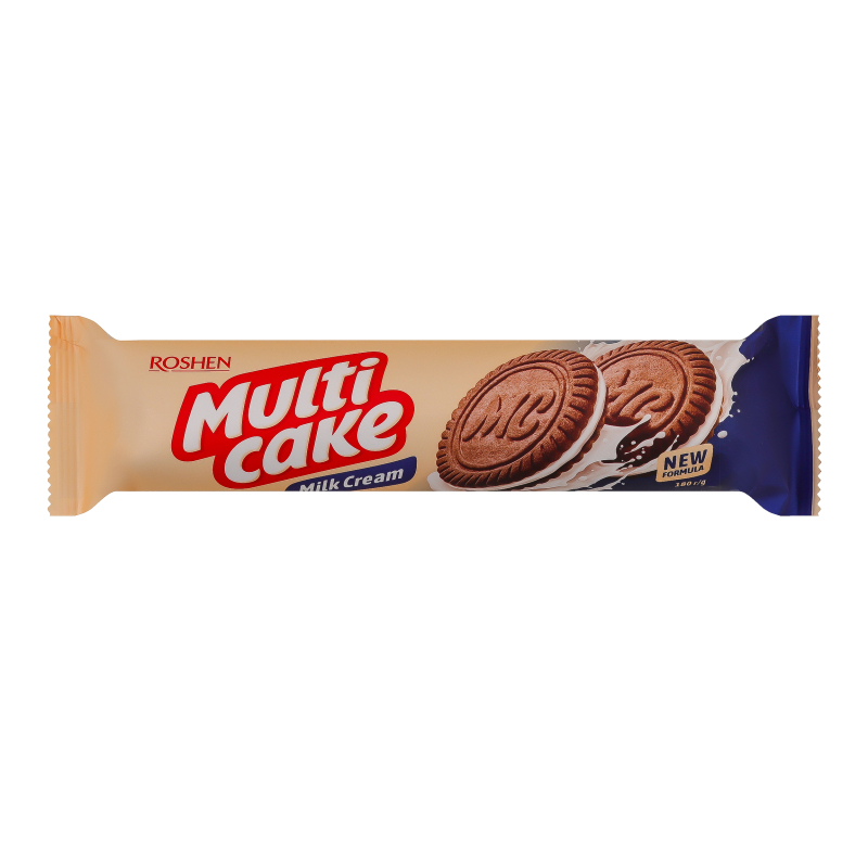 Печиво ROSHEN 180г Multicake молоко