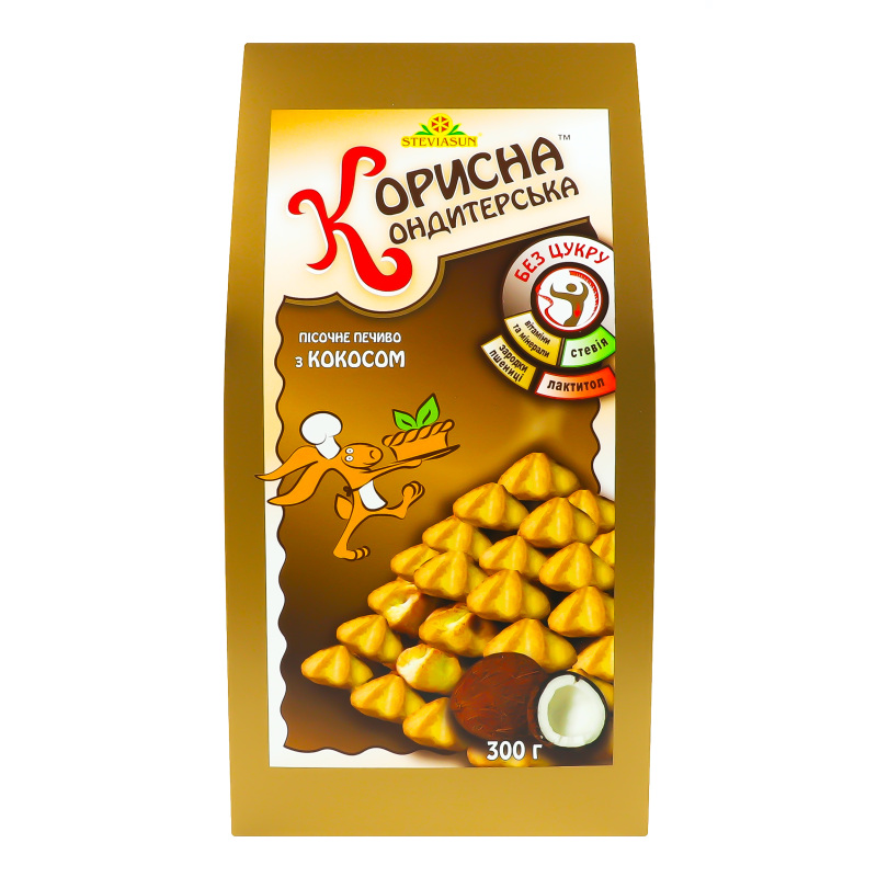 Печиво КорисКонд 300г Кокос