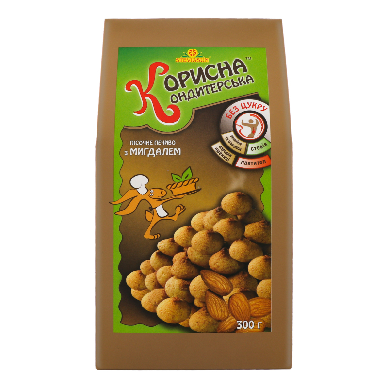 Печиво КорисКонд 300г Миндаль