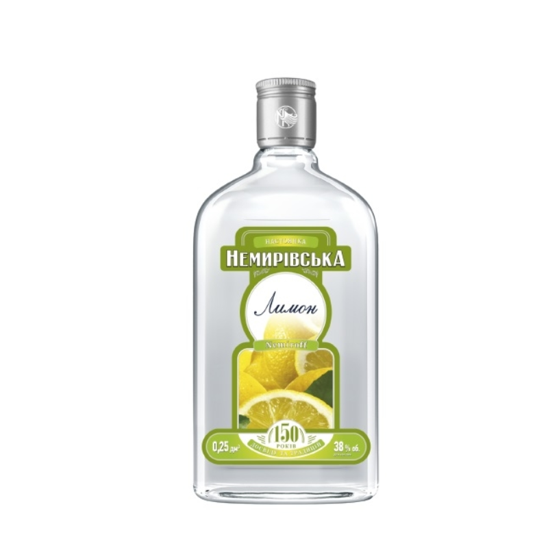 Настоянка Nemiroff 0,25л Лимон плоск 38%