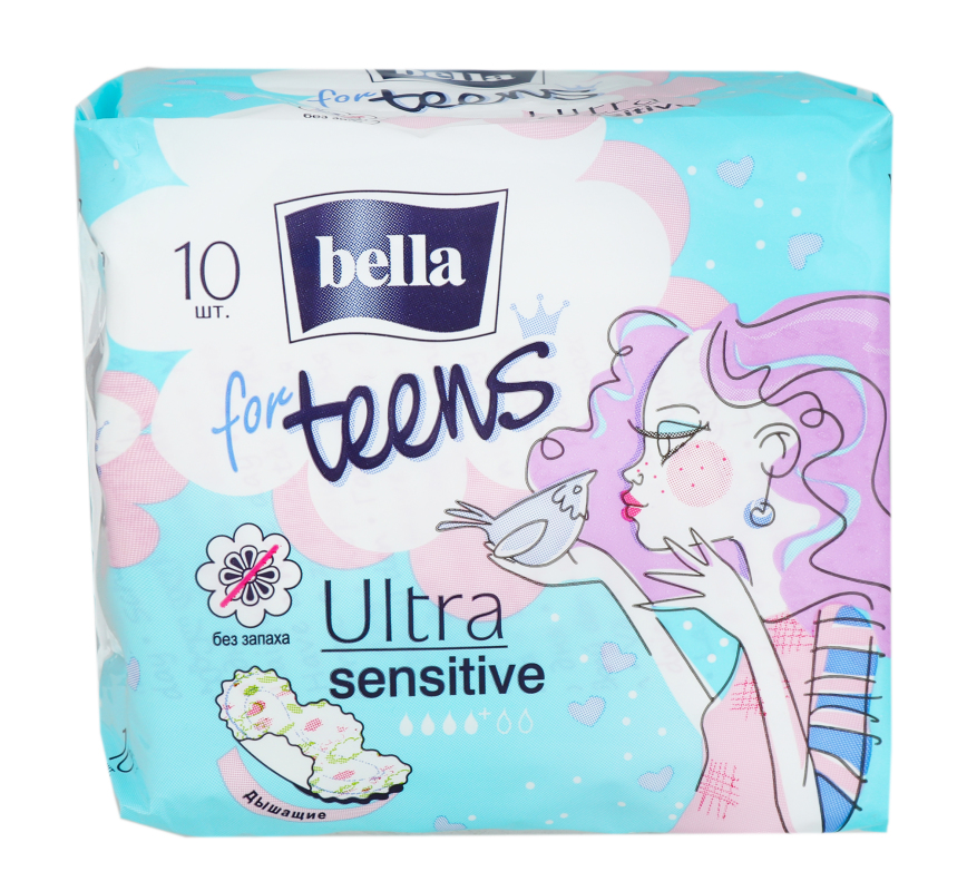 Прокладки Bella фо Тінс 10шт сенсетів