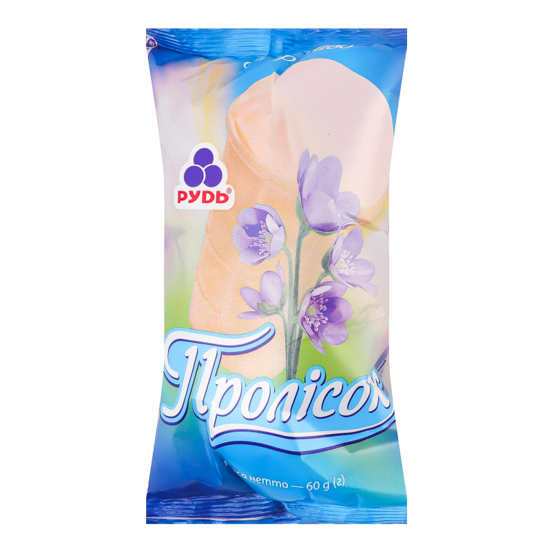 Морозиво Рудь с/в 60г Пролісок молочний