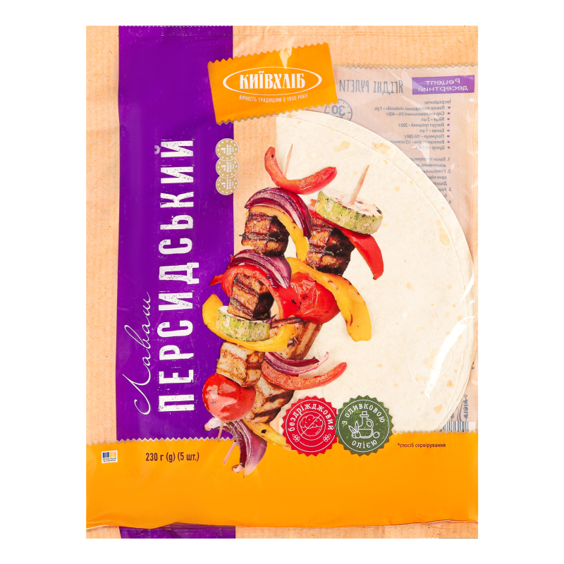 Лаваш КиївХліб 230г Персидський