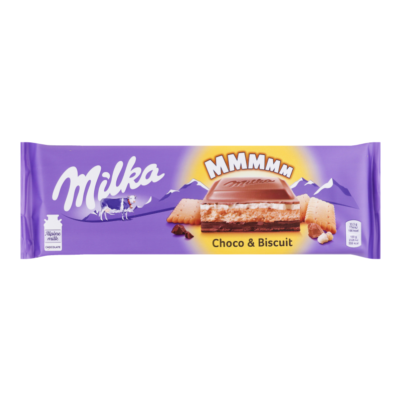 Шоколад Milka 300г Крем Печиво