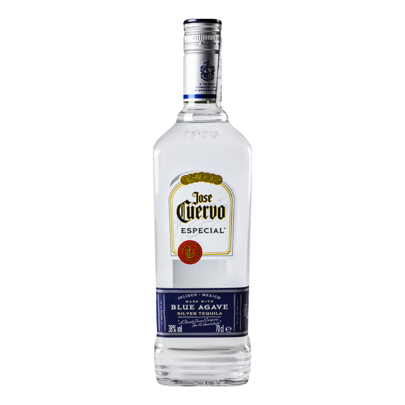 Текіла JoseCuervo 0,7л EspecialSilver38%