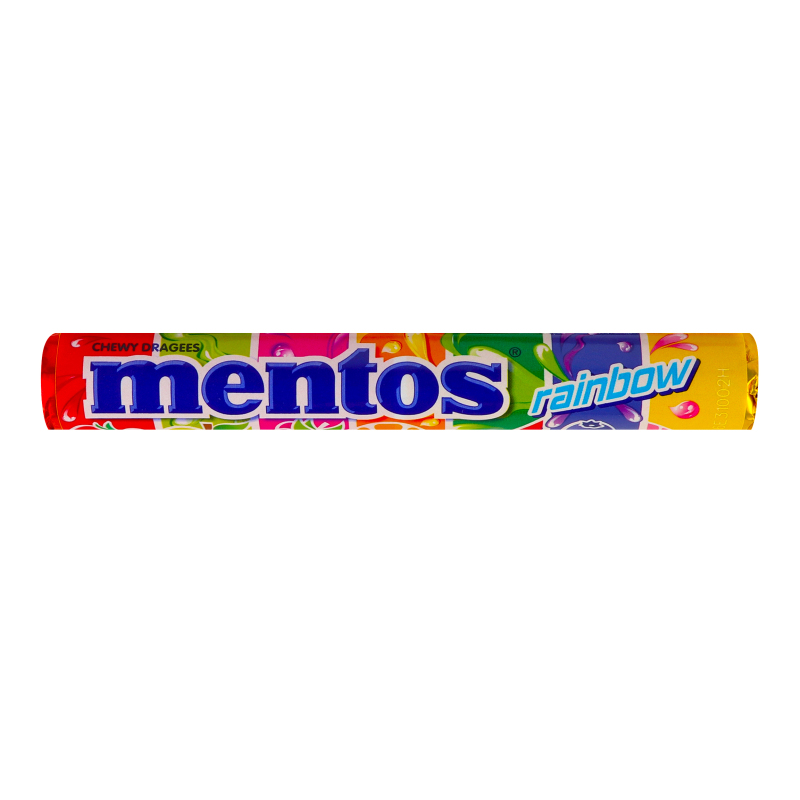Драже жув Mentos 37,5г Веселка