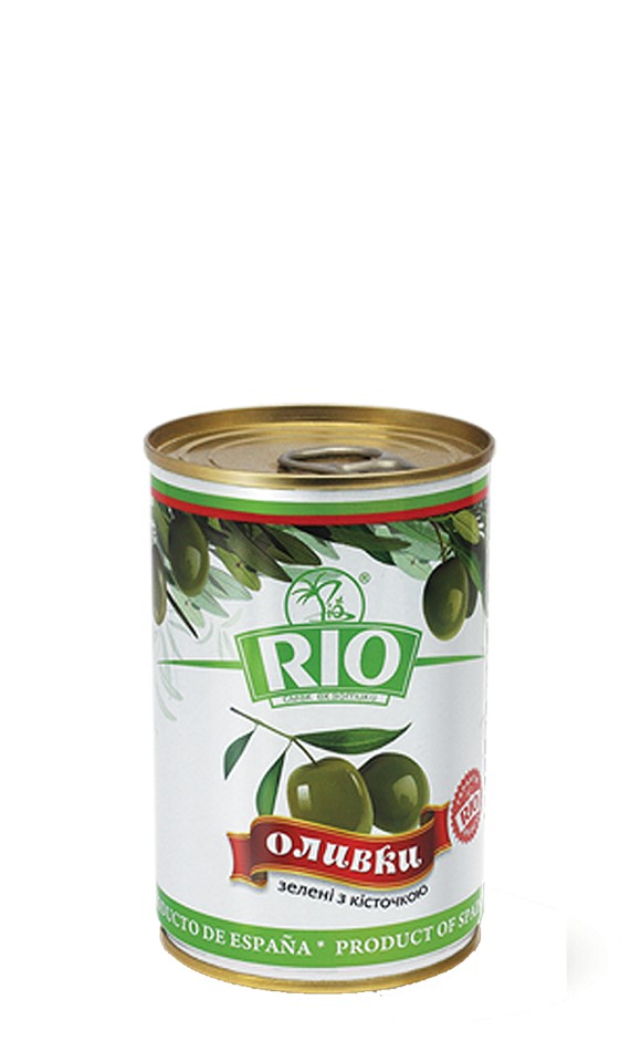 Оливки RIO 290г зелені б/к