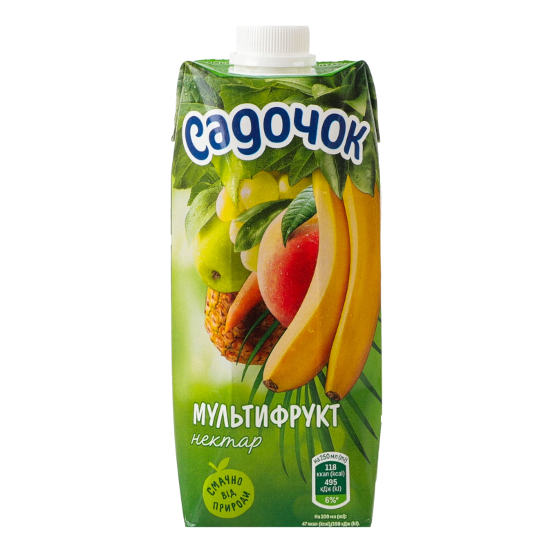 Нектар Садочок віт 0,5л Мультифруктовий