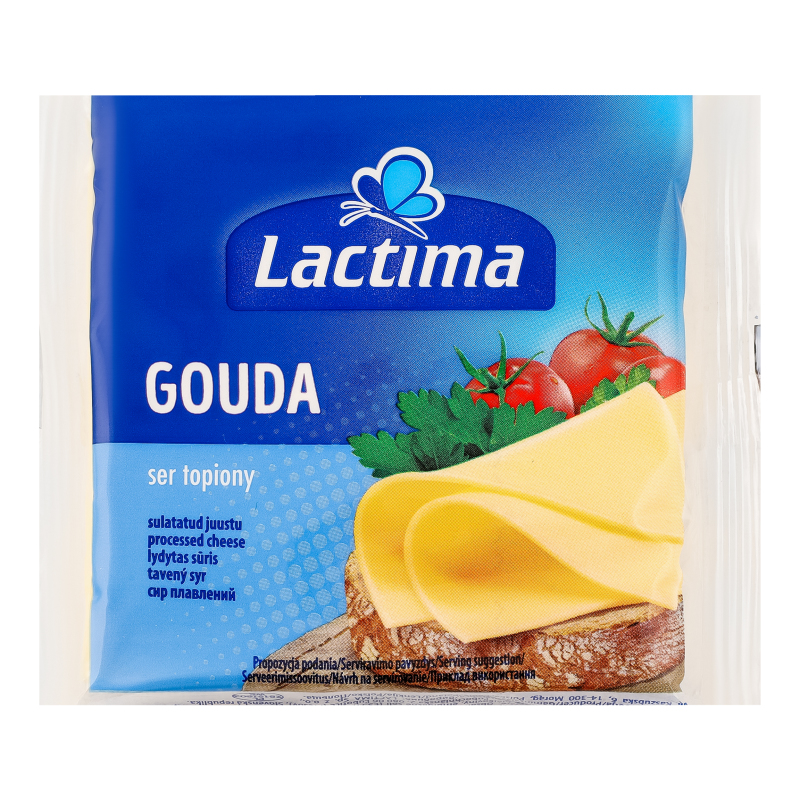 Сир Lactima пл тост Гауда 130г 8пл