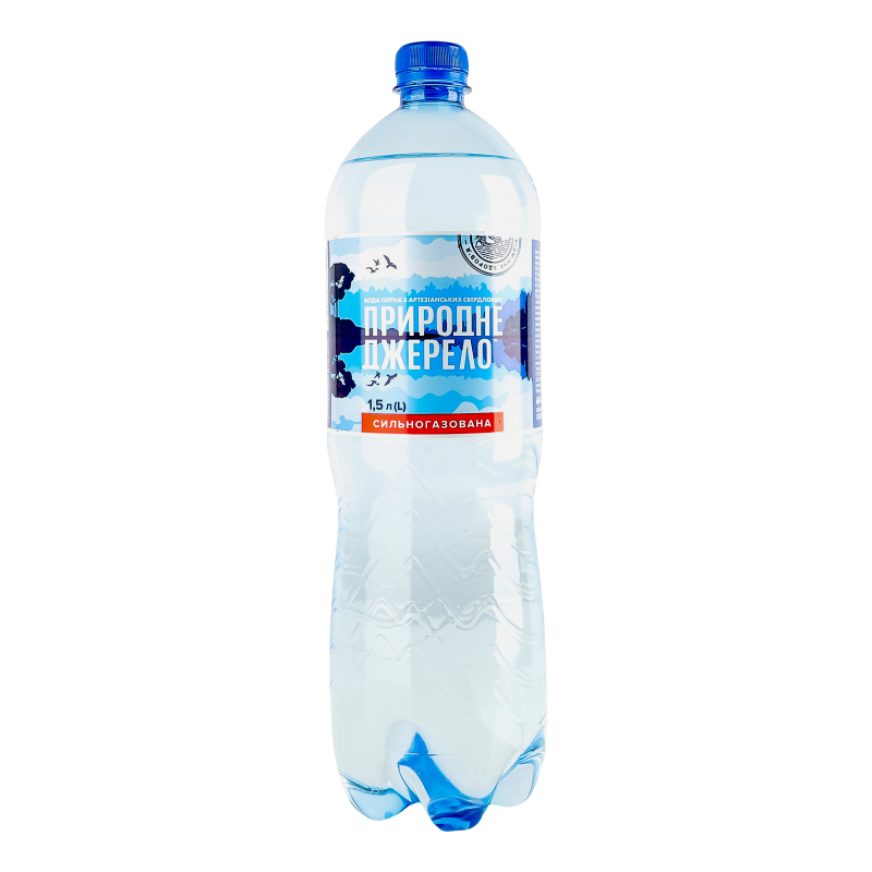 Вода питна ПрироднеДжерело 1,5л с/г