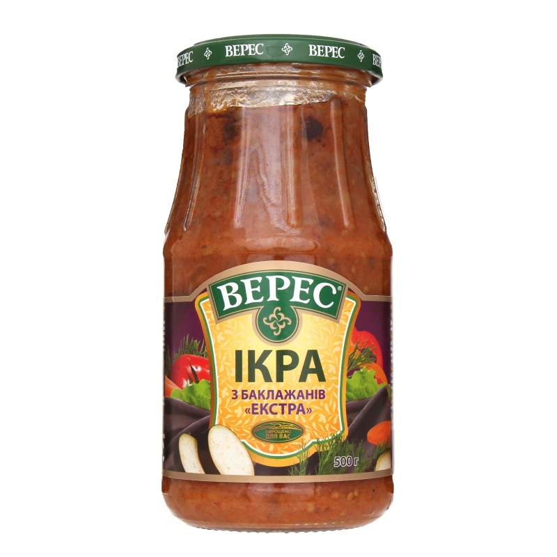 Ікра Верес 500г Екстра з баклажанів с/б