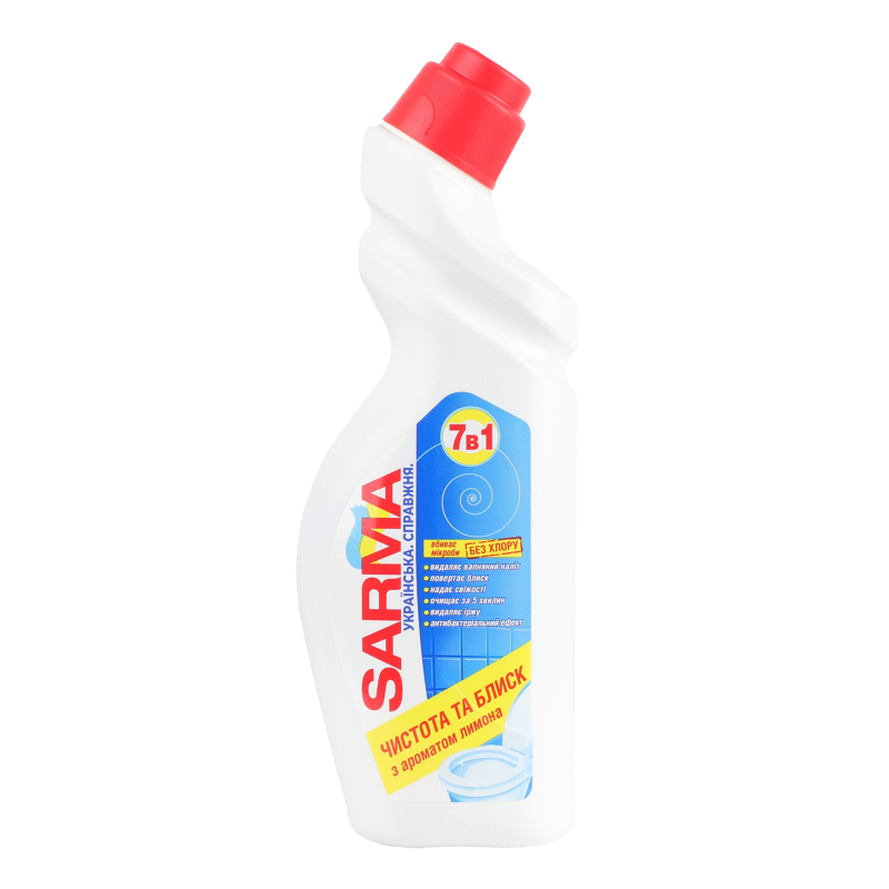 Засіб Sarma д/сантехніки 750мл Лимон