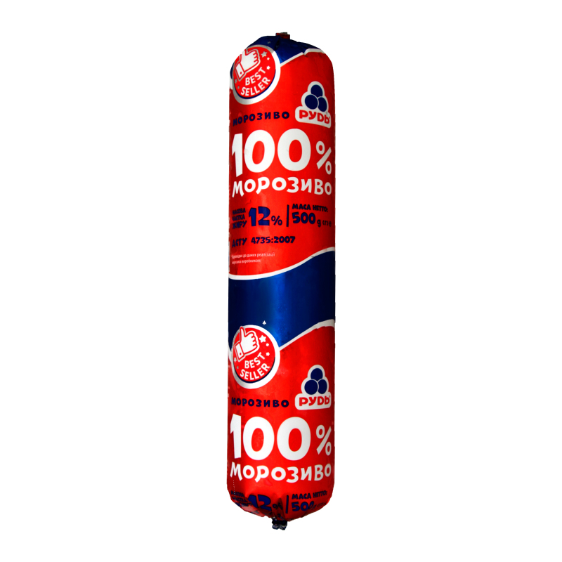 Морозиво Рудь батон 500г 100%