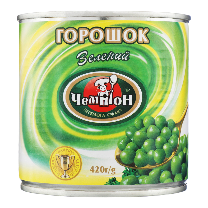 Горошок Чемпіон 425г Преміум з/б