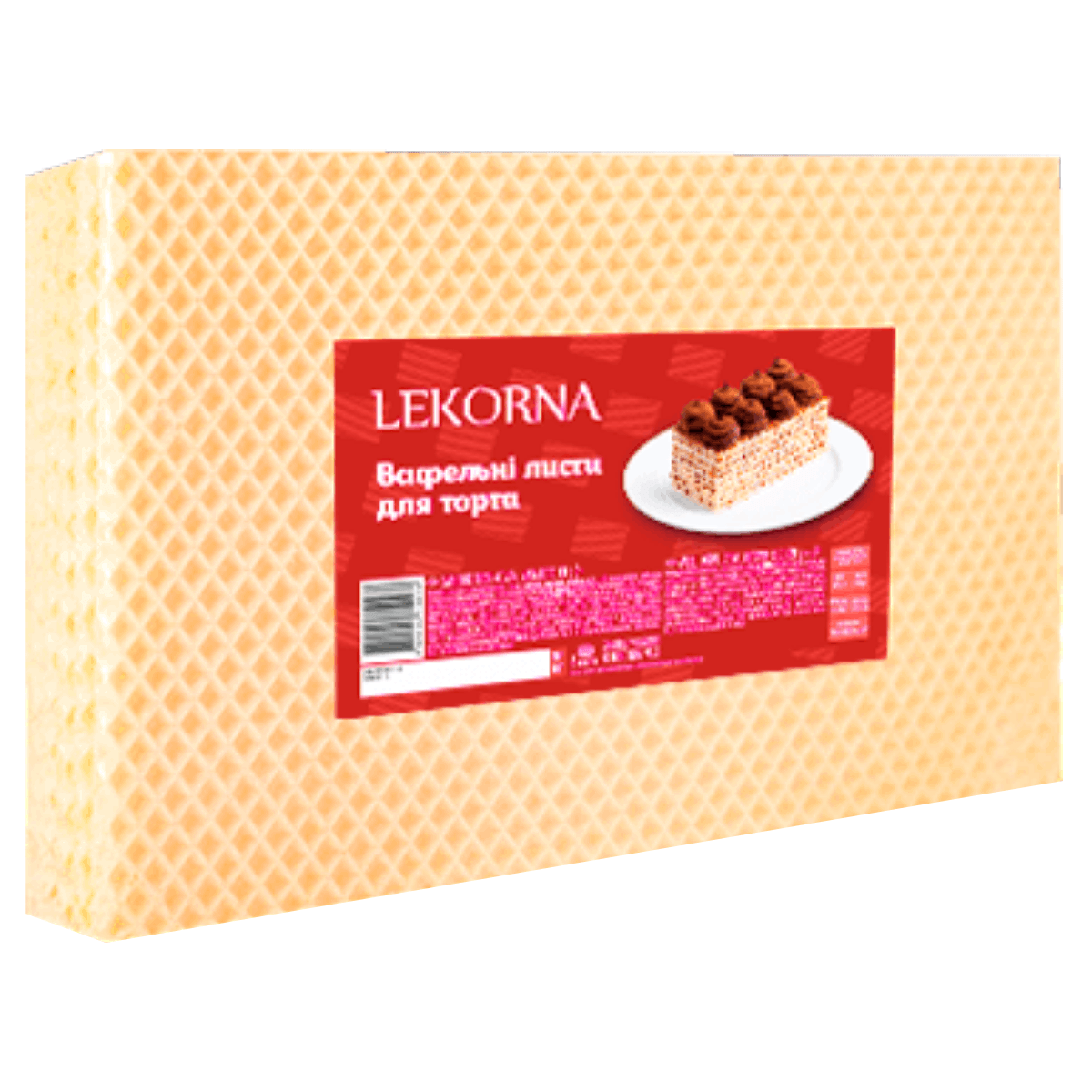 Листи LEKORNA 150г 6шт Вафельні