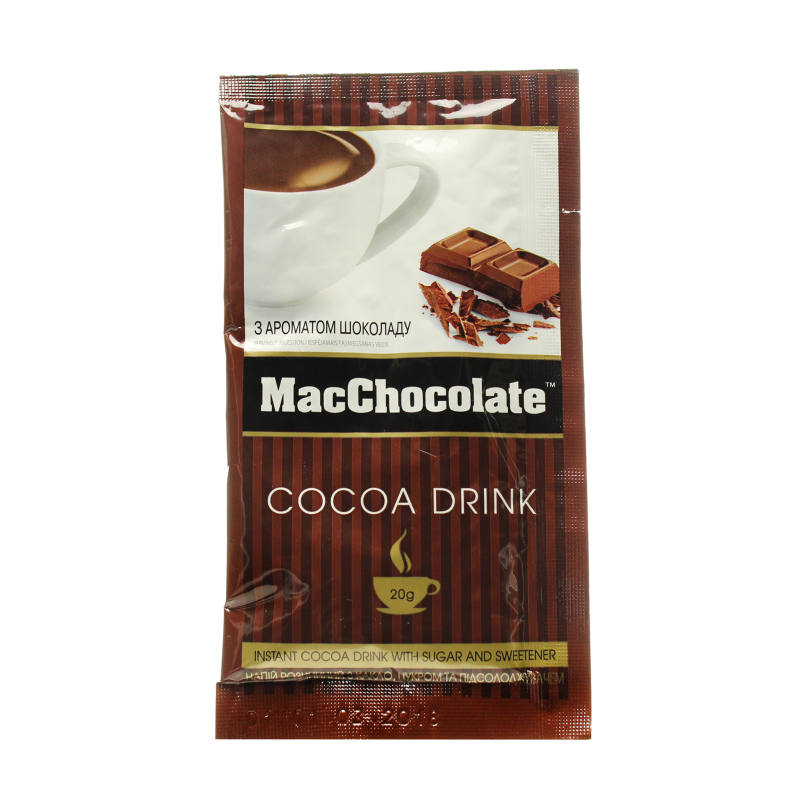 Напій MacChocolate 20г гарячий шоколад