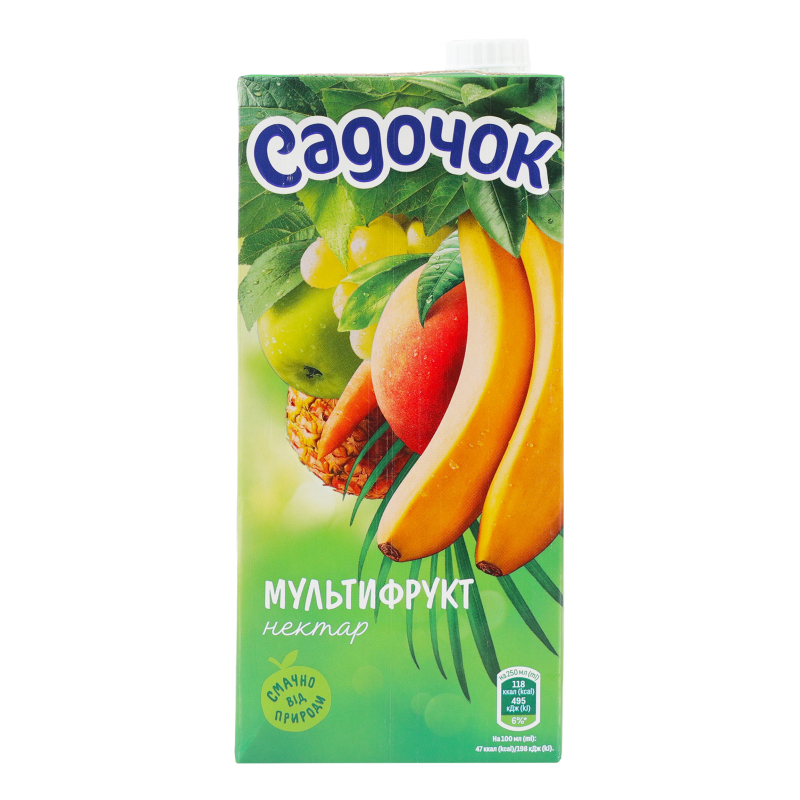 Нектар Садочок 0,95л Мультифруктовий