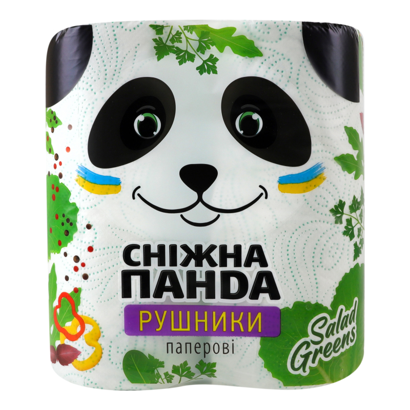 Рушники паперові Сніжна Панда 2шт Класік