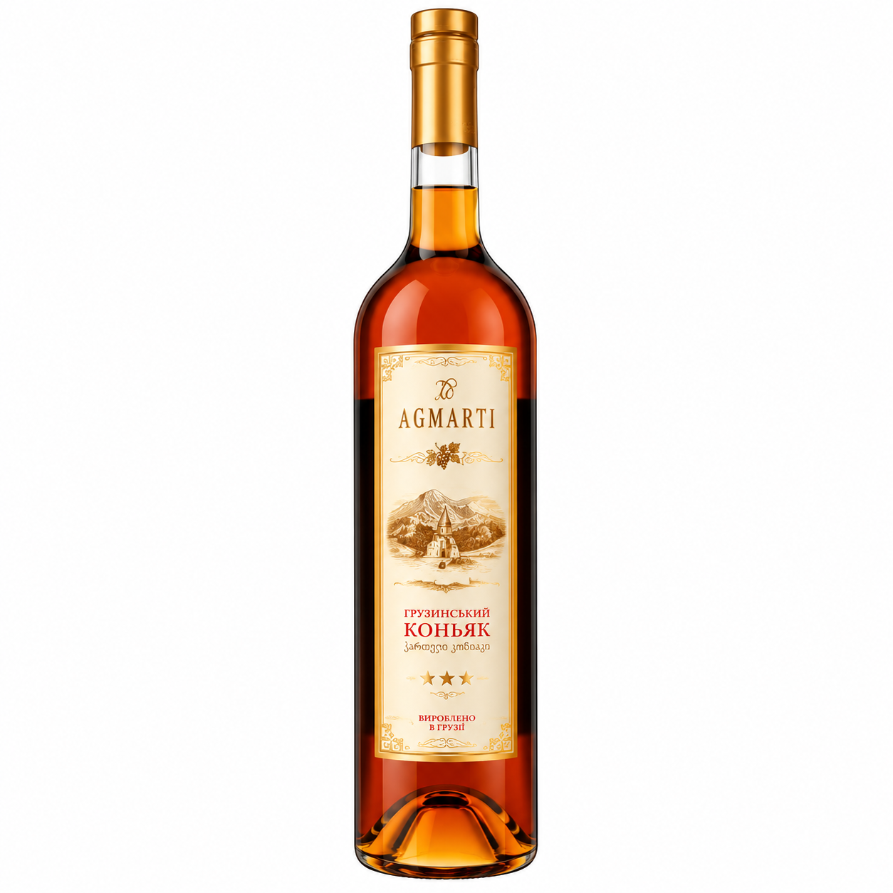 Коньяк Агмарті 0,5л 5* 40%