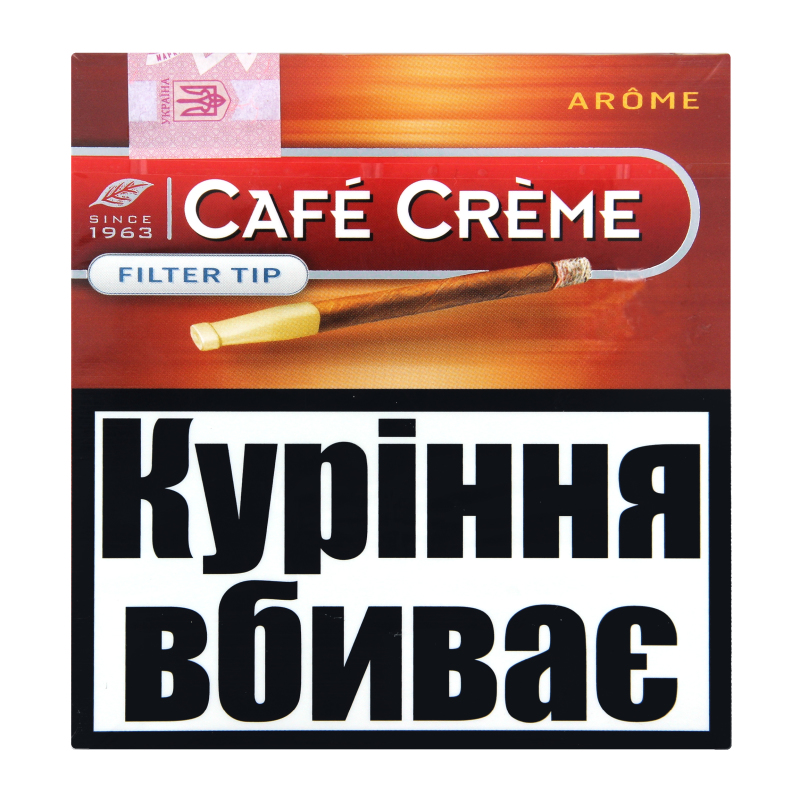Сигари Cafe Creme Filter Tip Arome 10шт