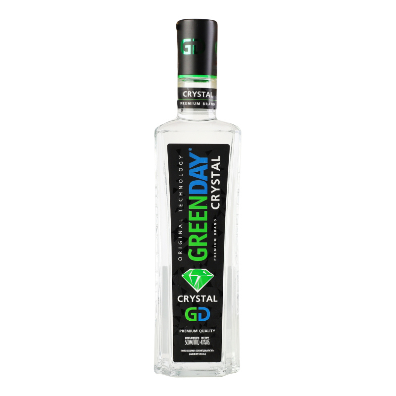 Горілка Green Day 0,5л Crystal 40%