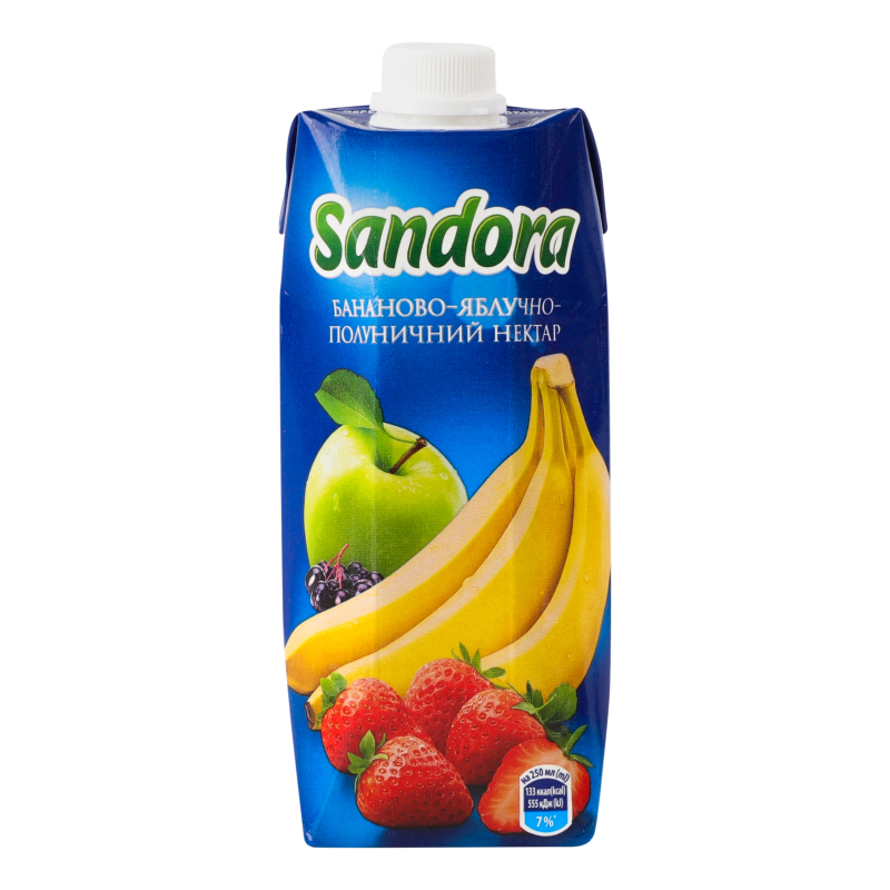 Нектар Sandora 0,5л Бананово-Ябл-полун