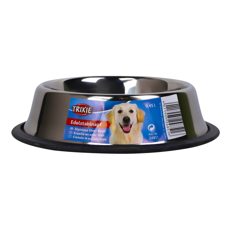 Миска Trixie 450мл D19 на гум основі мет