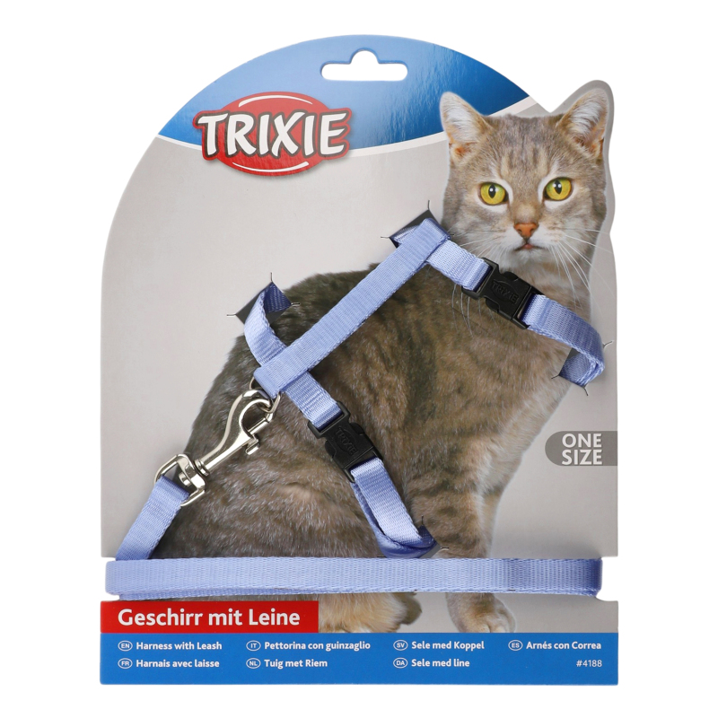 Шлейка з повідком Trixie дк 27-45см/10мм