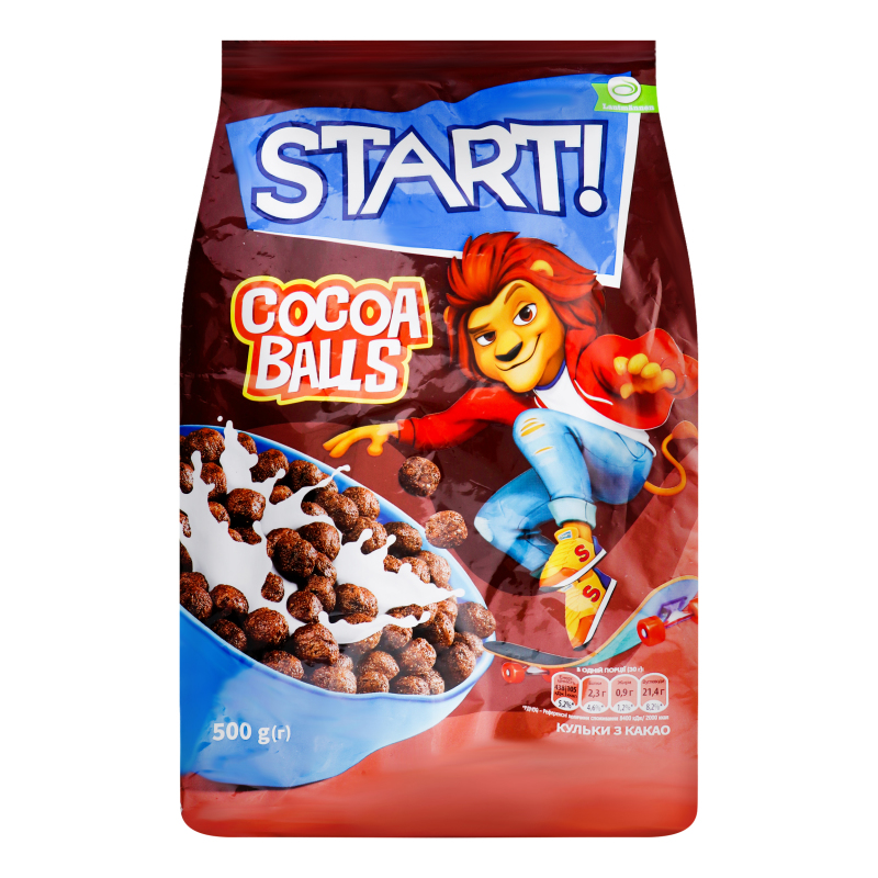 Сух сніданок Start 500г Кульки какао