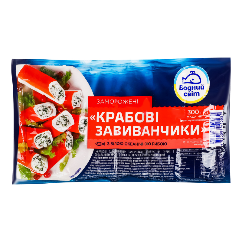 Мясо крабове Водний Світ 300г завиванчик