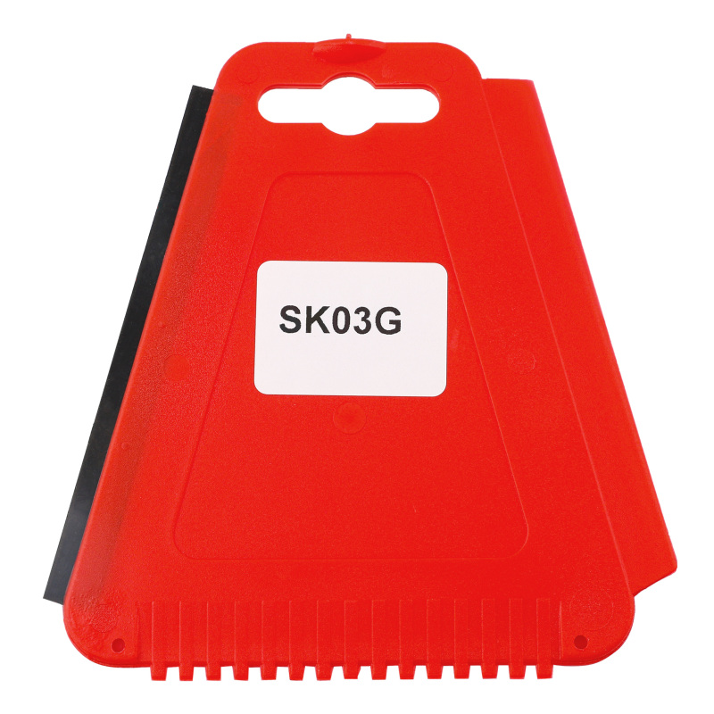 Шкребок д/скла Трикутник з гумкою SK03G