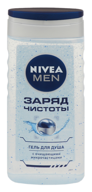 Гель Nivea душ чол 250мл Заряд чистоти