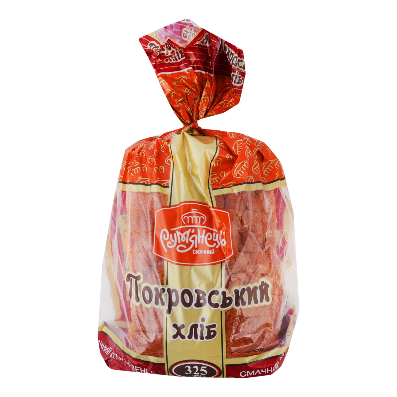 Хліб Румянець 325г Покровський пол різ