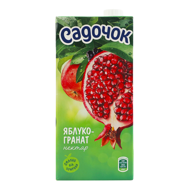 Нектар Садочок 0,95л Яблучно-гранатовий