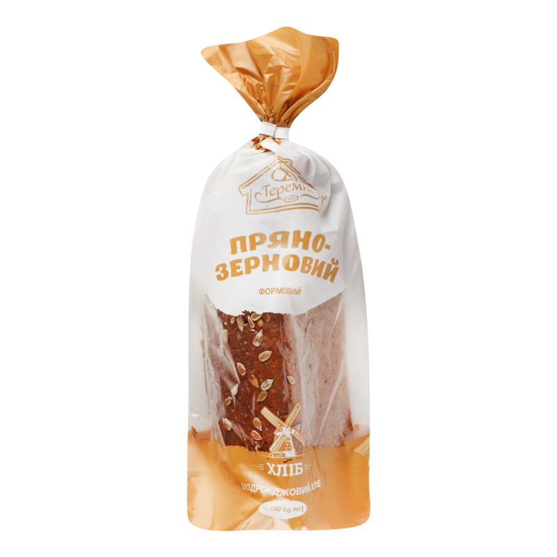 Хліб Теремно 400г Прянозерновий форм ж-п