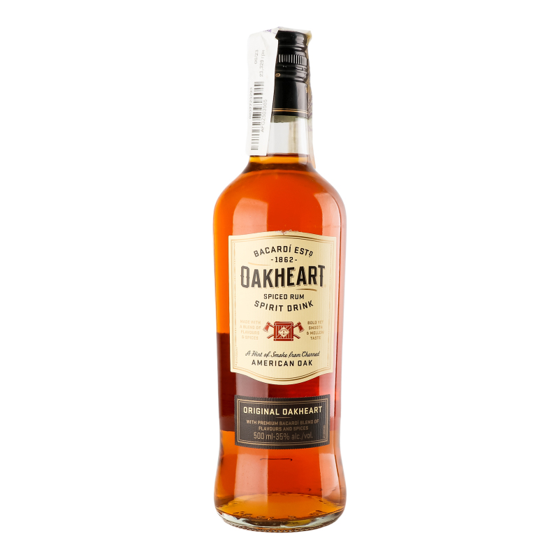 Напій основ рому Oakheart 0,5л Орідж 35%