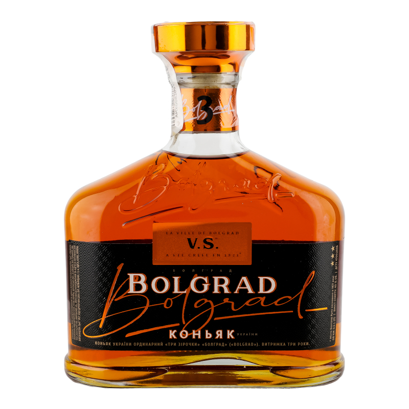 Коньяк Bolgrad 0,5л 3* 40%
