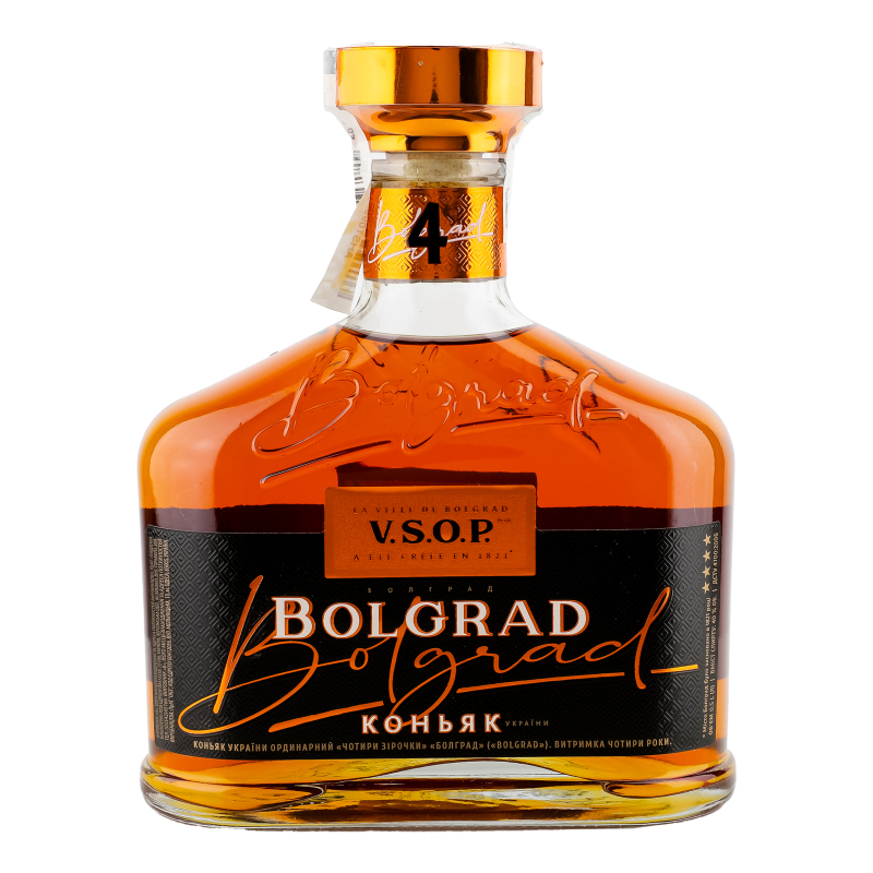 Коньяк Bolgrad 0,5л 4* 40%