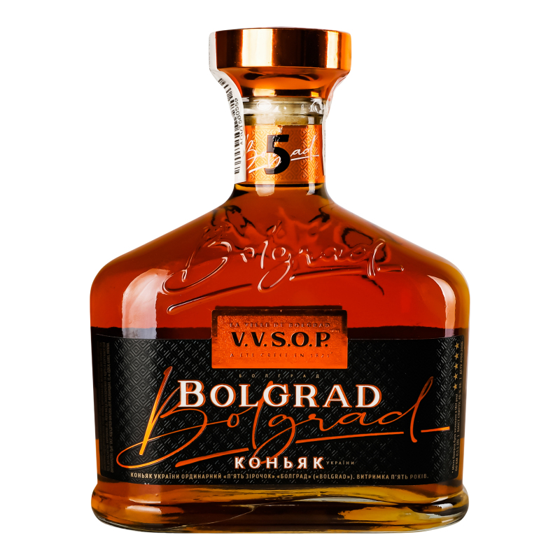 Коньяк Bolgrad 0,5л 5* 40%