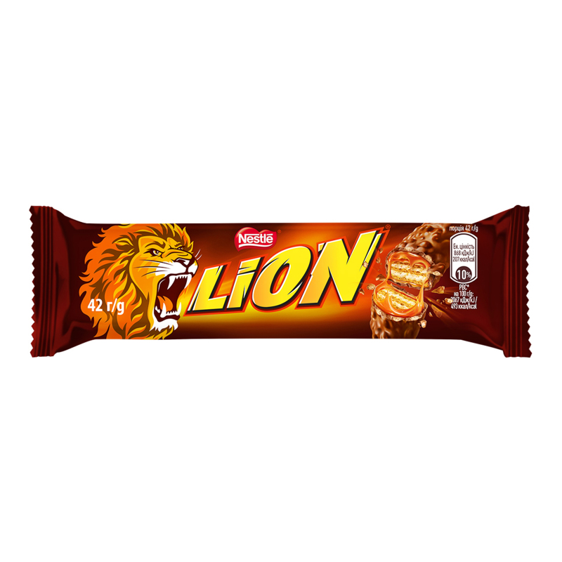 Батончик Lion 42г Карамель