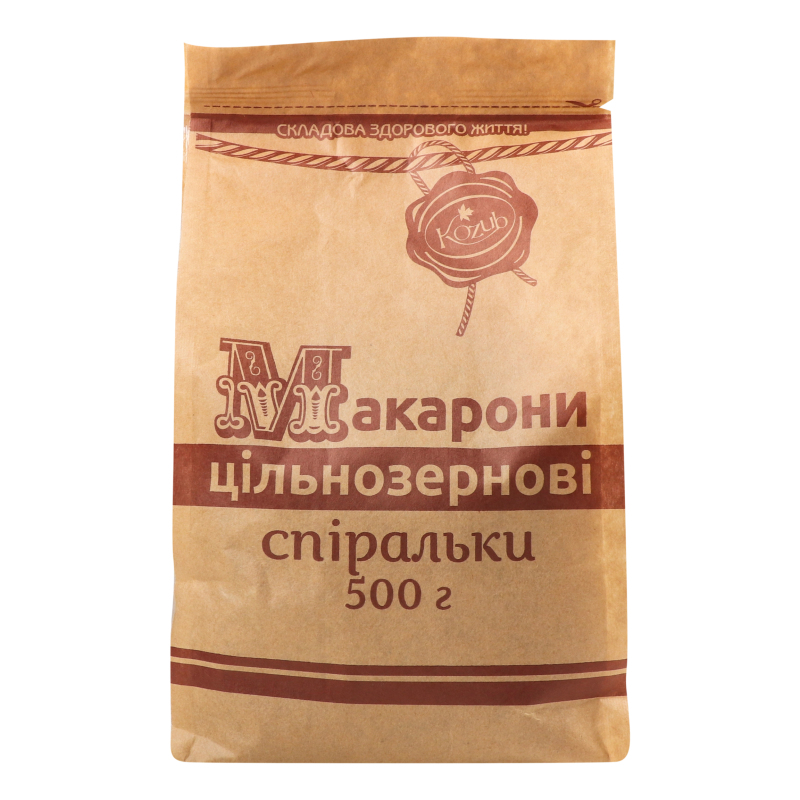 Макарони КозубПродукт 500г Спіральки
