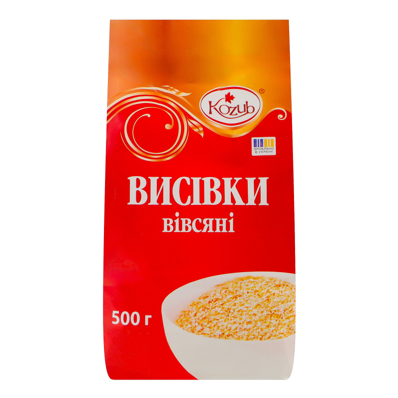 Висівки Козуб 500г Вівсяні