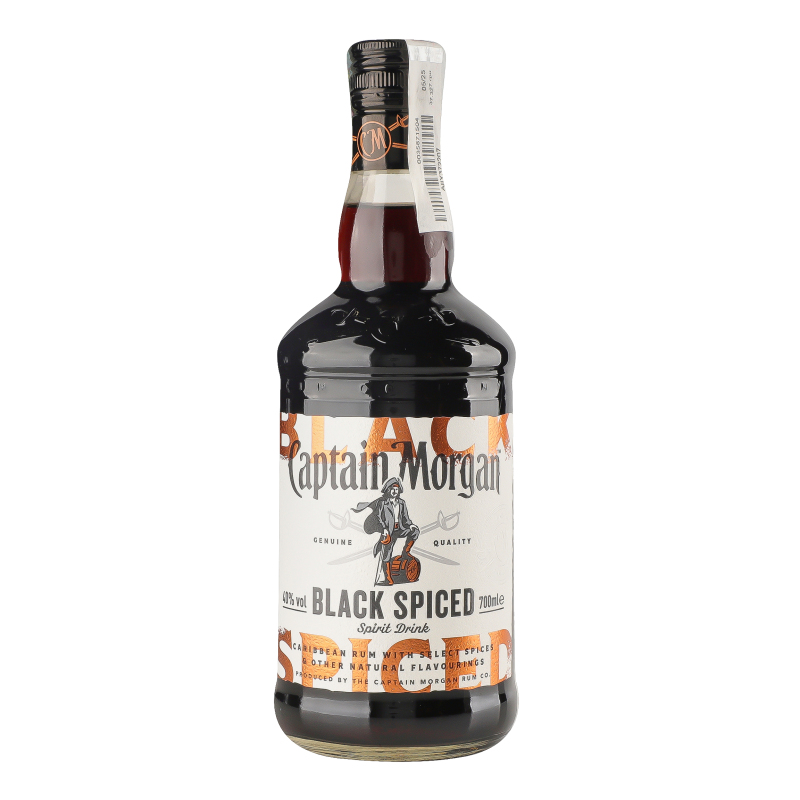 Ром Captain Morgan 0,7л Spiced Black 40%